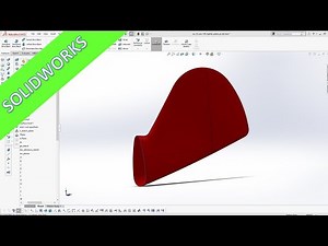 WW-109 Fighter Plane - Part 5 - Tail / Rudder - SolidWorks 2020 Training - Surfaces