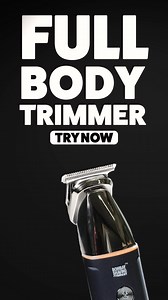 Step into the future of grooming with our Full Body Trimmer, engineered for modern man’s grooming needs 🌟 🪒 The Full Body Trimmer simplifies your routine with 5 magnetic attachments that handle every job—from your beard to your body, even those hard-to-reach spots 👃 Nose, Ear & Body Grooming 🧔 Scalp and Beard Trimming 🕒 90 Min Run Time on Just 2 Hrs hharge 🔌 Sleek Charging Base for Convenience 🏆 Premium Display Stand to Showcase Your Style Revitalize your grooming game and elevate your st
