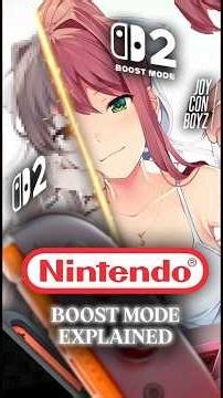 The New #nintendo Switch 2 Features And Boost Mode Explained !