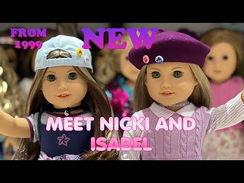 NEW American Girl Doll 90s Twins | Meet Nicki and Isabel Hoffman | Emma Cole