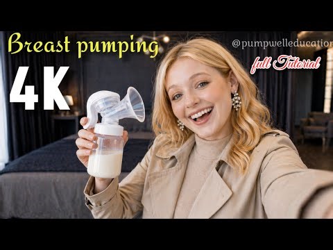 [4K] 🩷Milk Pump Tips for Beginners (Safe & Effective Method) #babyfeeding For educational purpose