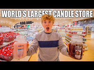 INSIDE OF THE WORLD'S LARGEST CANDLE STORE (Yankee Candle Village)