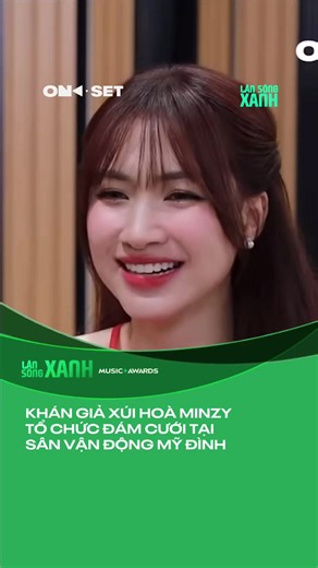 Tổ chức ở sân vận động mới đủ đô Hoà Minzy ơiiii #LanSongXanh #LanSongXanh2025 #hoaminzy #hoaminzydamcuoi