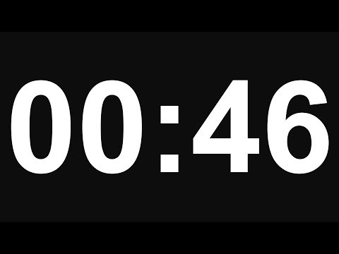 46 Second Timer - No Alarm - 8K