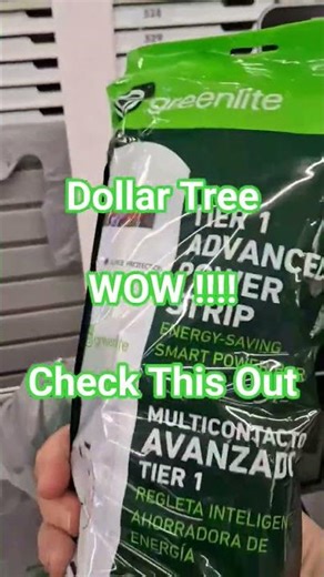 DOLLAR TREE NEW GREENLITE TIER 1 ADVANCED POWER STRIP