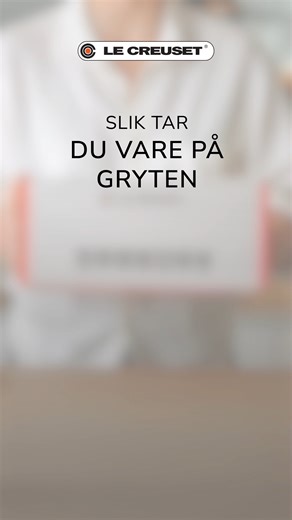 Mye som skal ryddes etter nyttårsaften? Her har du en kjapp guide til hvordan du best tar vare på støpejern 🍲 #LeCreuset #HowToGuide | Le Creuset Norge