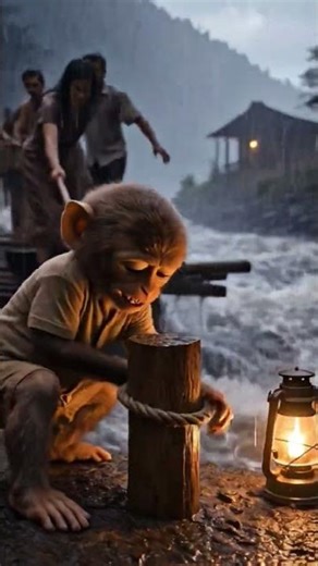 “Cute Monkey Boy Saves a Village | Heartwarming Story” ❤️