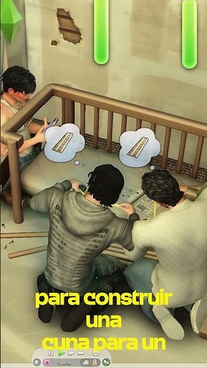 Building the baby's crib from scratch #sims4 #sims4mod