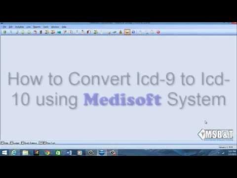 How to Convert Icd 9 to Icd 10 using Medisoft (version 20)