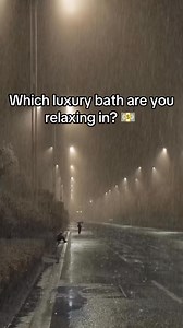 9.7K views · 201 reactions | Which luxury bath are you choosing？  #bath #relaxing #vibes #views #aesthetics #fyp #foru #rain #su | HarborMist | Facebook