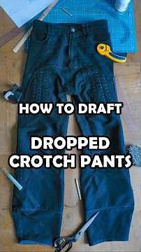 Dropped Crotch Pants Pattern