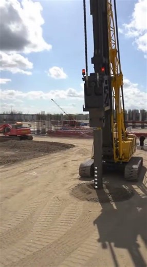 Pile Driving Power: 30 Meters Underground