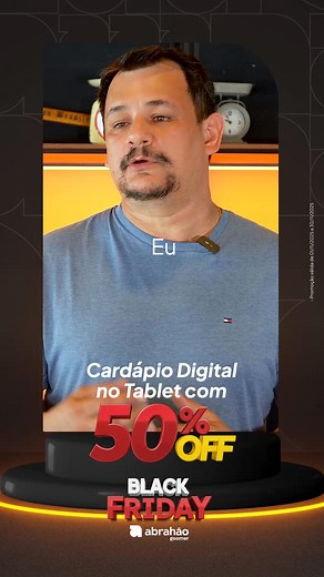 Se o seu restaurante já chegou até aqui, é porque você está querendo agilizar a operação e otimizar o atendimento. Aqui vai o empurrão que faltava: 1  Clientes gastam mais quando escolhem com calma 2  Sua equipe respira, mesmo em dia cheio 3  Você já começa lucrando e com 50% OFF  Clique no link e aproveite antes de 30/11. Depois volta ao preço normal. | Abrahão | Facebook