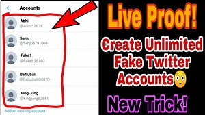 How to Make a Fake Twitter Account