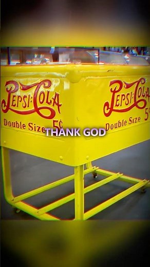 🥤 Trashed 1930s Pepsi-Cola Ice Cooler