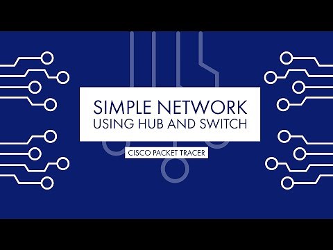 Simple Network using Hub and Switch. | CISCO Packet Tracer | ICT Skills