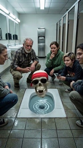 When a Skeleton Crawls Out of a Toilet… This Happens 💀🚽🔥