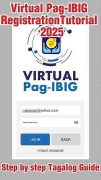 Virtual Pag-IBIG Registration Tutorial 2025 #pagibig2025 #virtualpagibig #pagibigonlineservices