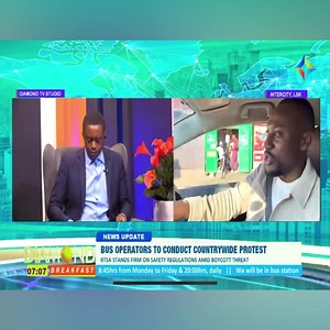 1.3K views · 27 reactions | BUS OPERATORS CONDUCT COUNTRYWIDE PROTEST Bus operators are protesting the suspension of the Juldan Motors license alleging unfair treatment. Intercity routes have therefore been disrupted. They argue that a named operator committed a similar offense but no action was taken. RTSA stands firm on safety regulations amid boycott threat. Dingindaba Jonah Buyoya covers this story on the ground. | Diamond TV Online | Facebook