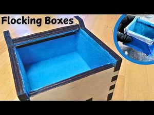 How to add Flocking to Your Laser Cut Box