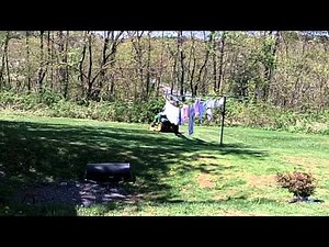 John Deere LA175 cutting some grass.