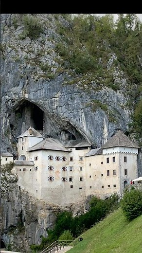 Predjama Castle 🏰 Predjamski Grad & views : Slovenia’s Cliffside Fortress 🏞️ #PredjamaCastle