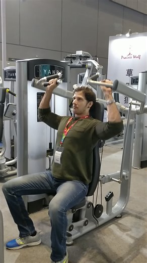 Professional Custom logo Gimnasio Musculation Workout Equipment Gym Fitness Machine Chest Press Converging