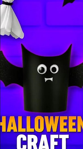 DIY Halloween Bat Craft That Looks AMAZING!