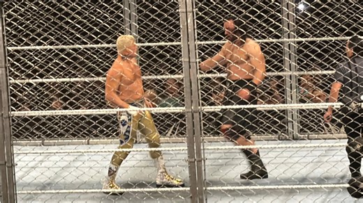 [WWE 1.4现场秀]科迪罗兹vs德鲁麦金泰尔/WWE冠军钢铁牢笼赛