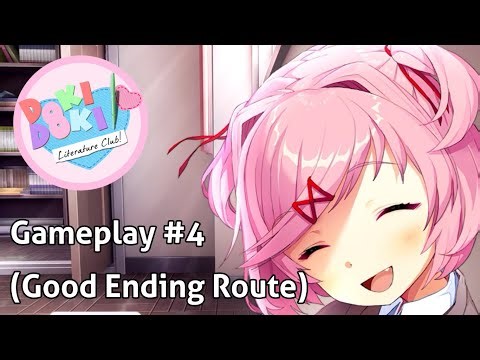 Doki Doki Literature Club Gameplay #4 (Good Ending Route)