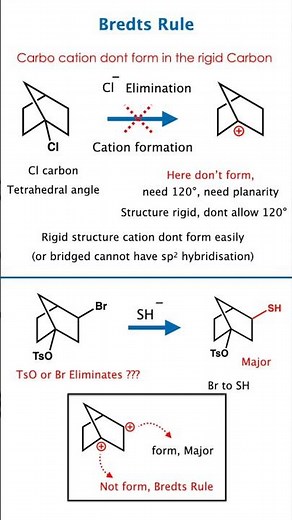 Bredt’s Rule 🔥 The Secret to Carbocation Stability in Organic Chemistry! | IIT JEE NEET Chemistry