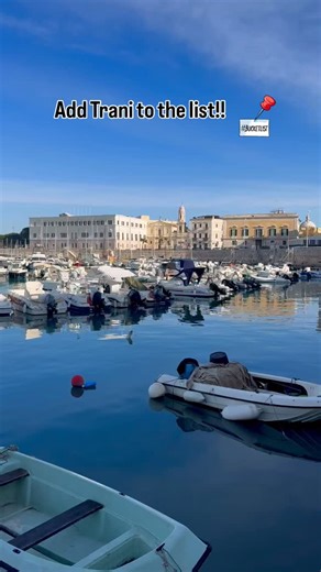 Trani is one of those quietly elegant cities where history, and the sea exists in perfect balance…Its jewel, the Cathedral of San Nicola Pellegrino, rises dramatically from the water, built in luminous local stone that seems to glow against the blue sea — a bold symbol of the city’s wealth and confidence during its golden age. Beneath the beauty lies depth: Trani was home to one of the earliest Jewish communities in southern Italy and produced the Ordinamenta Maris, one of the oldest known marit