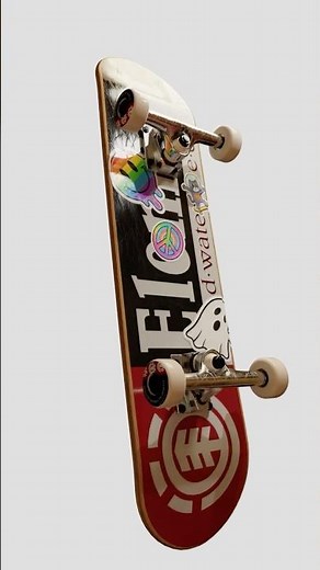 Create and apply decals in Blender #3d #blender