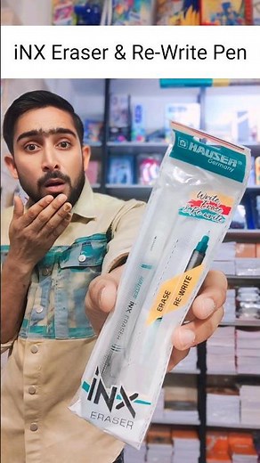 Hauser iNX Eraser & Re-Write Pen | Fountain Pen Eraser | Pen Eraser | #stationery #pen #shoping