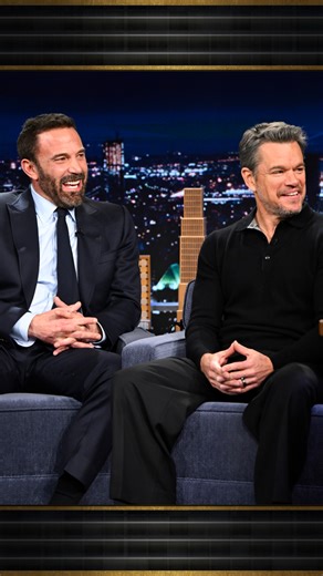 #BenAffleck & #MattDamon got in an acorn fight on the set of School Ties when they were 19 🌰 #FallonTonight | The Tonight Show Starring Jimmy Fallon