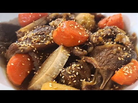 [LA 갈비찜] 갈비 핏물빼기 압력솥으로 갈비찜 만드는 방법