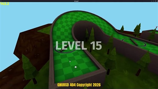GNUBSD 404 Long N59 Open Golf Another Session Part2 (Linux/FreeBSD ???)