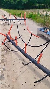 Diy scrap pvc crappie habitats.