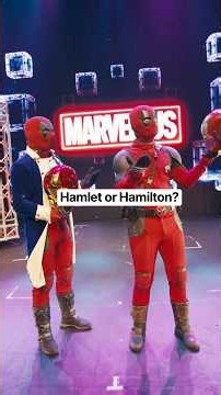 Hamlet or Hamilton? THAT is the question! #deadpool #hamlet #hamilton #shakespeare #marvel #fyp