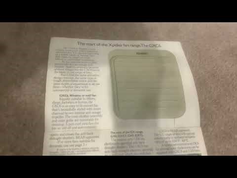 1976 xpelair extractor fan and heating brochure 