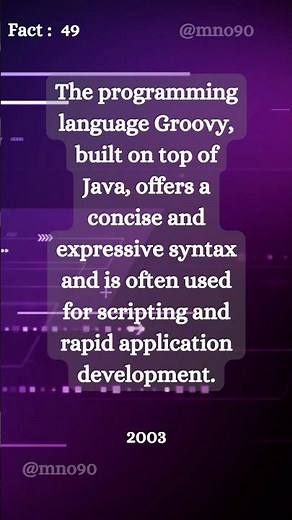 Programming language groovy..?? #shorts #groovy #programming #facts #factoftheday #java #tutorial