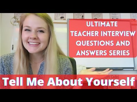 Tell Me About Yourself - Ultimate Teacher Interview Questions and Answers SERIES - Amanda Teaches
