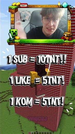 MÓJ KOMPUTER vs ponad 50.000 TNT W MINECRAFT! #shorts