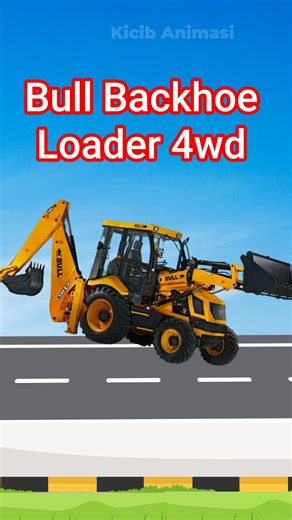 Match the right parts of Bull Backhoe Loader 4WD! #backhoe #loader #excavator
