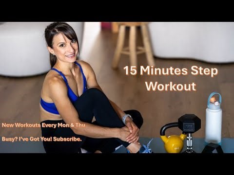 15-Minute Step Workout | 1,500–2,000 Steps (No Equipment, Step Optional)