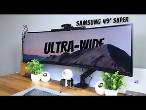 I upgraded to a SAMSUNG 49" SUPER ULTRA-WIDE Monitor!!!