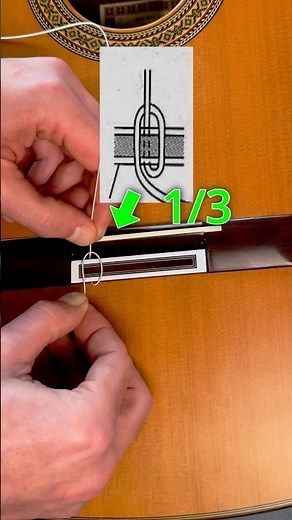 How to change classical guitar strings easily