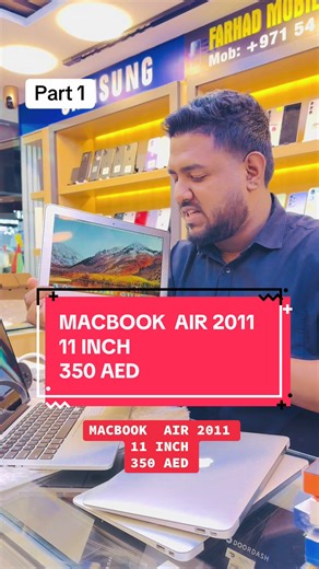 MACBOOK AIR 2011 11 INCH 350 AED#foryoupage❤️❤️ #dubai #foryoupage #farhad_mobile_trd_llc #viral @TikTok @TikTok Indonesia @TikTok Bangladesh @TikTok LIVE @TikTok Africa