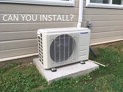 Pioneer WYS012AMFI19RL-16 12000 BTU 115V Mini Split Overview - Can you install it yourself?