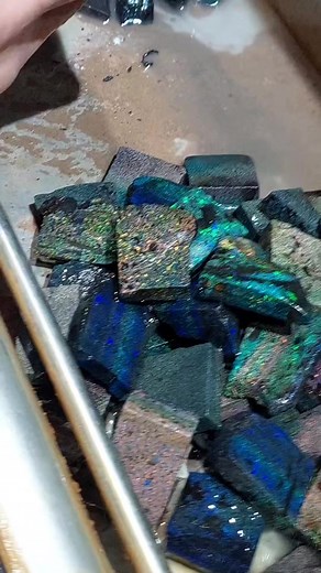 Happy Friyay! 😊 All the cutting , grading measuring, and weighing are done for the week! 🥳 #Friday #tgif #worksalldone #knockofftime #opalauctions #FairyOpals #matrixopal | Opal Auctions